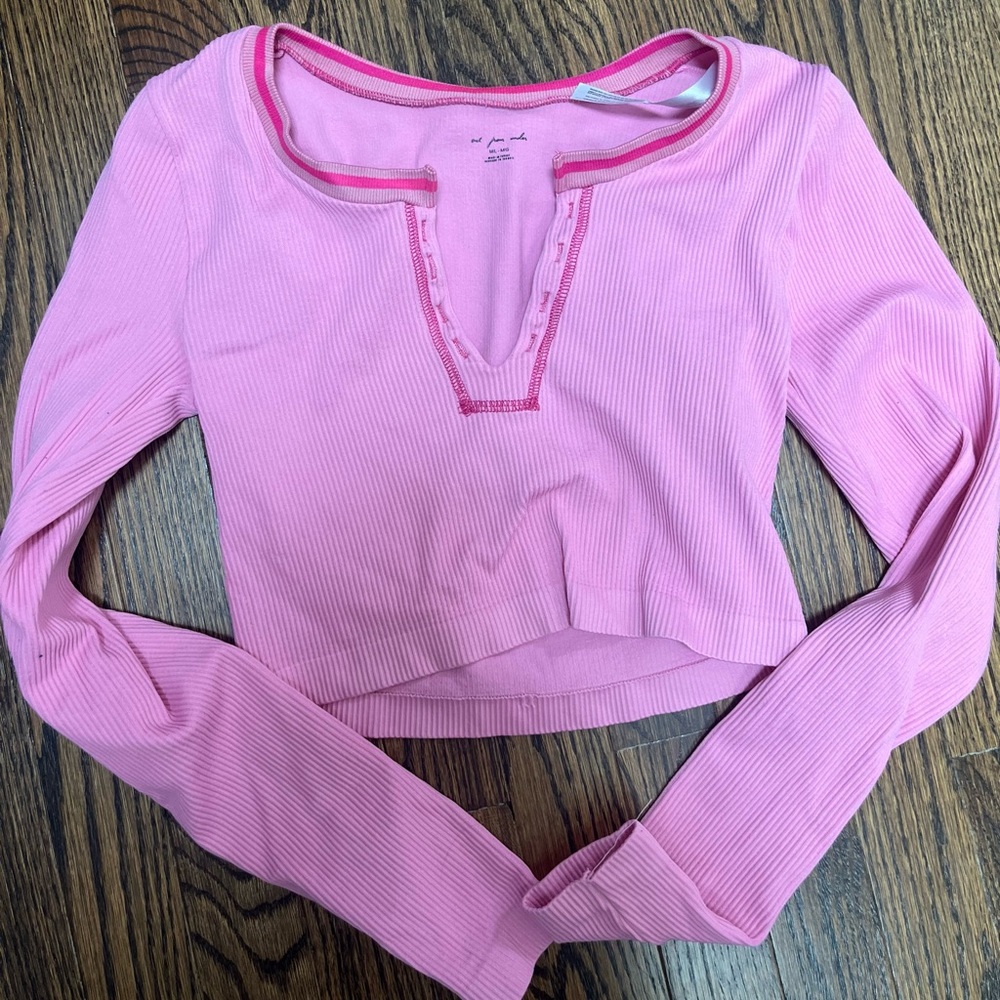 Pink Out From Under Long Sleeves Urban Outfitters